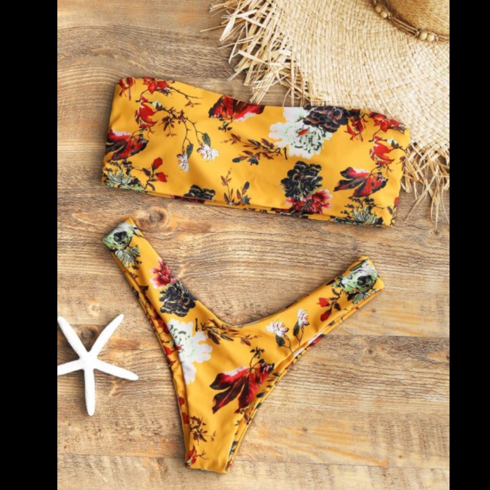 Zaful Bandeau Bikini